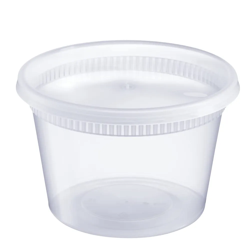 16 oz. Deli Food Storage Containers With Lids