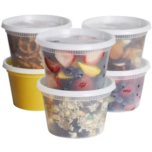 16 oz. Deli Food Storage Containers With Lids