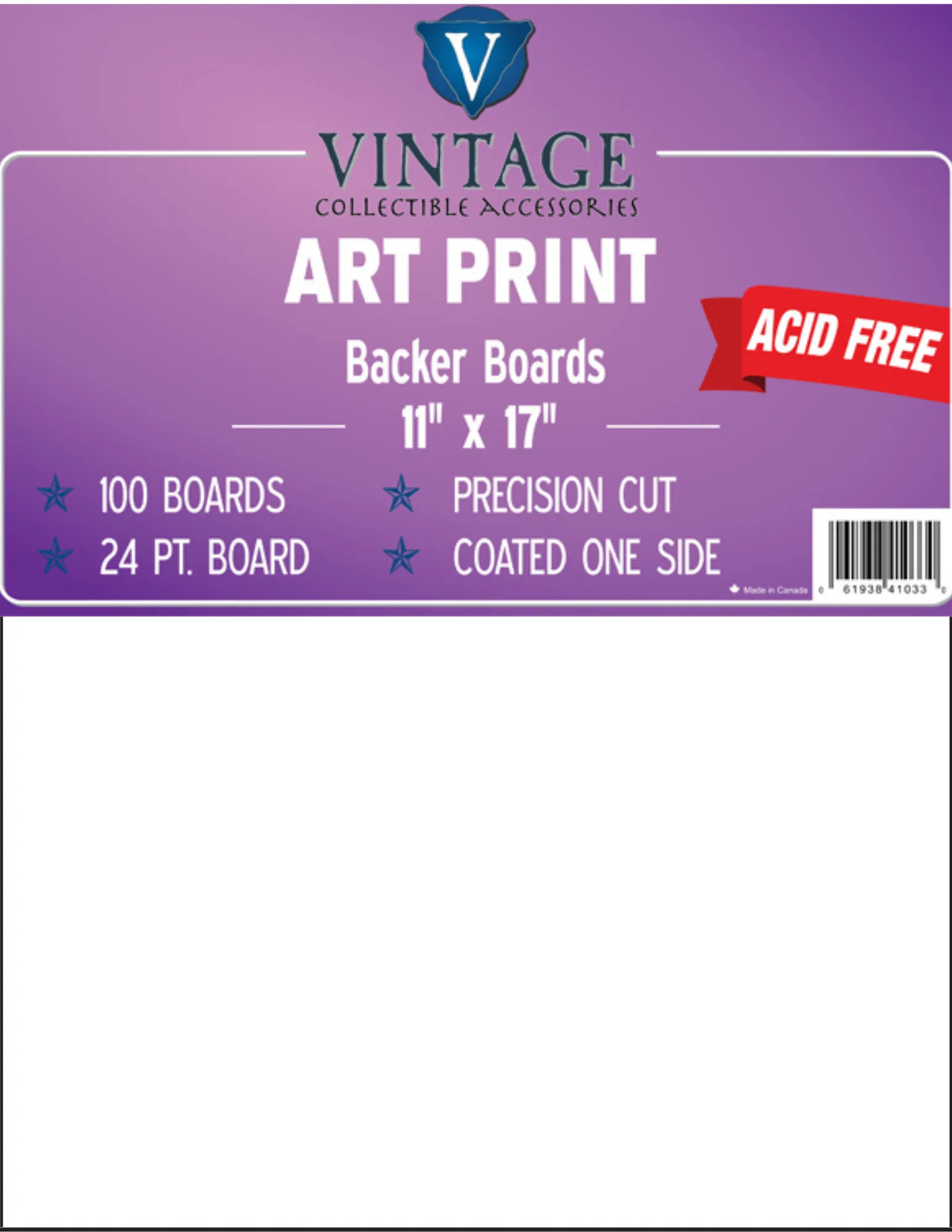 24pt Art Print Backing Boards