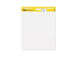 3M Post-It Self-Stick Easel Pad 559, Plain White, 25 x 30 in, 30sheets/pad