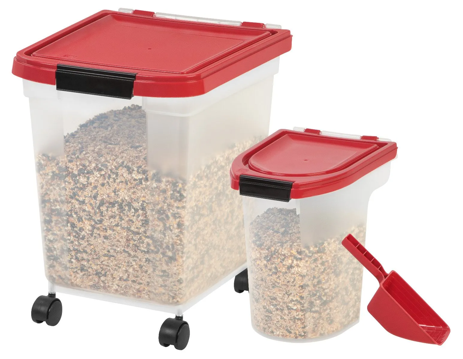 Airtight Pet Food Storage - 3 Piece Combo