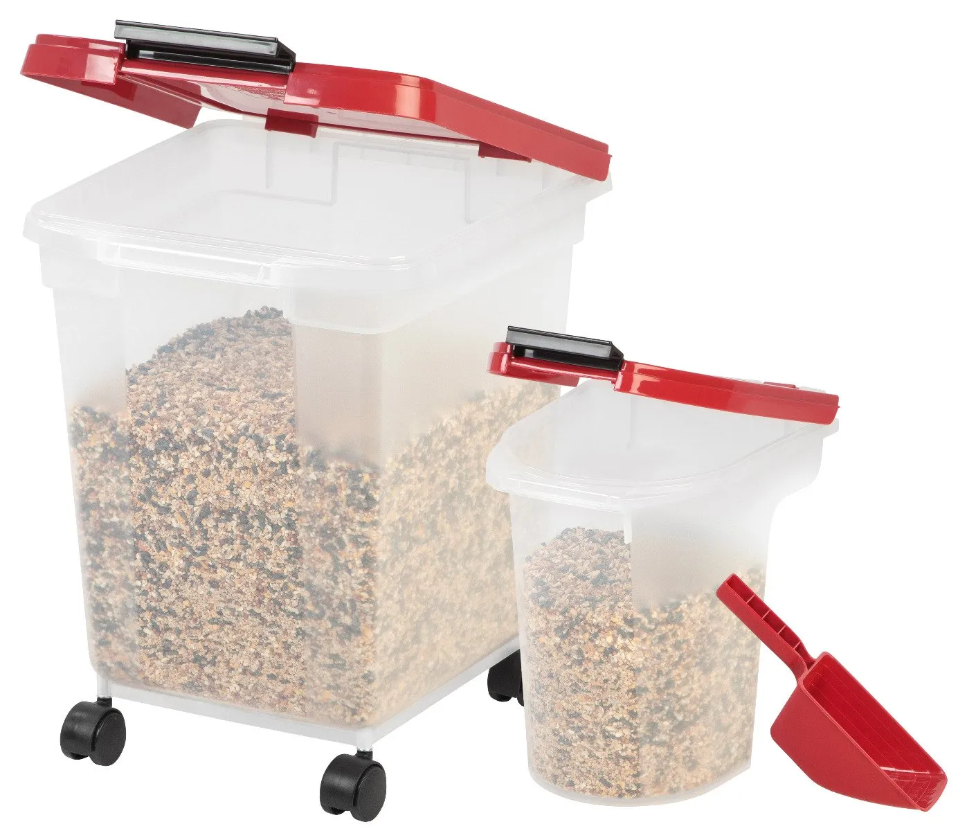 Airtight Pet Food Storage - 3 Piece Combo