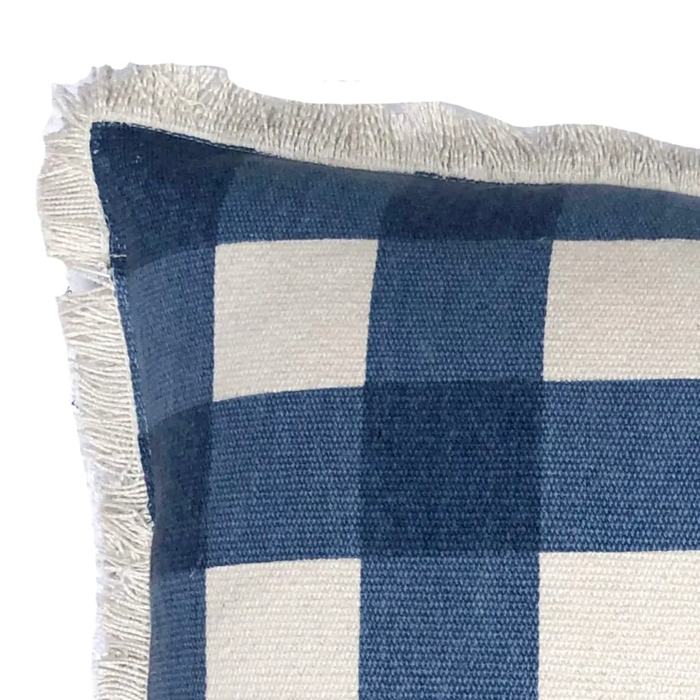 Alana Navy Square Filled Cushion 50 x 50cm by Zaab