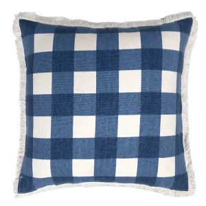 Alana Navy Square Filled Cushion 50 x 50cm by Zaab