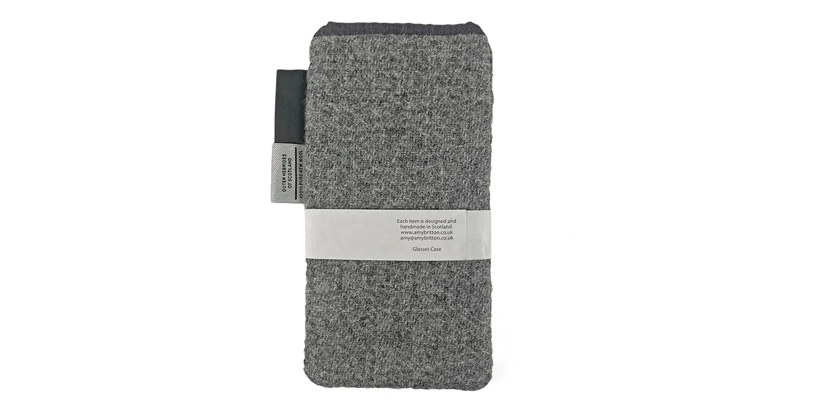 Amy Britton Landscape Harris Tweed Barley Yellow Soft Case