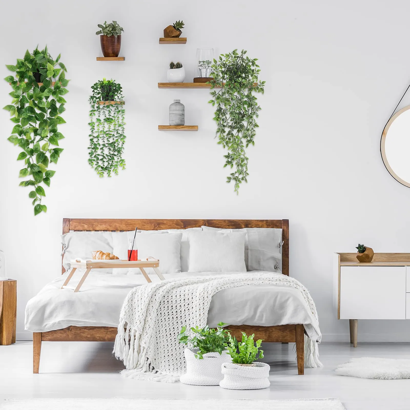 Artificial Hanging Plants, Boho