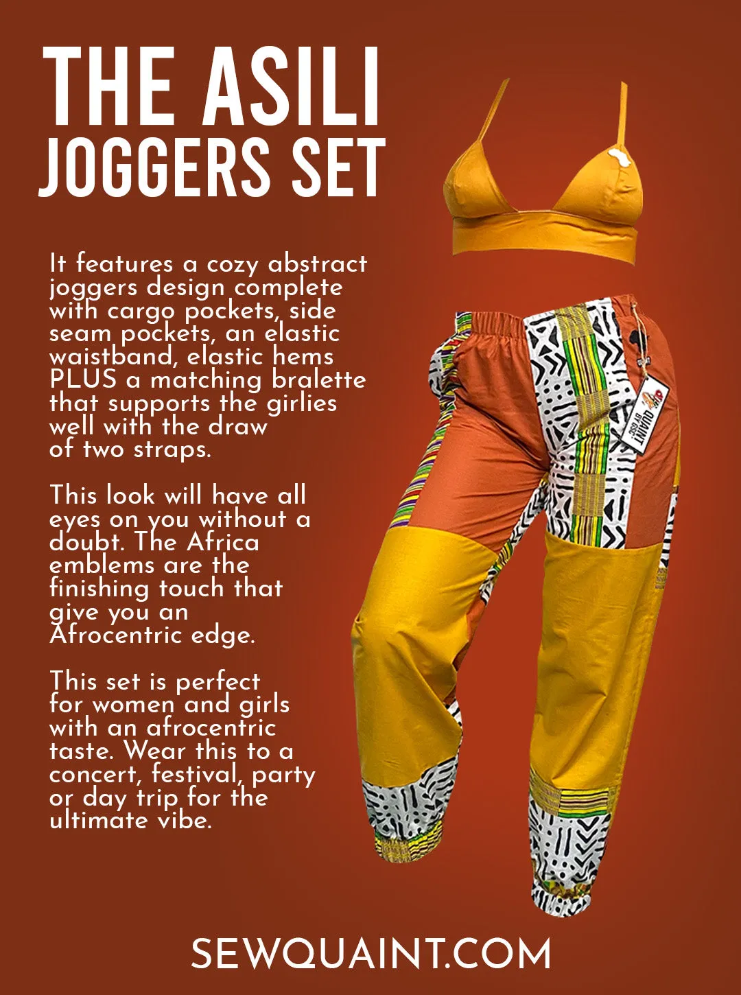 Asili Joggers   Bralette Sets