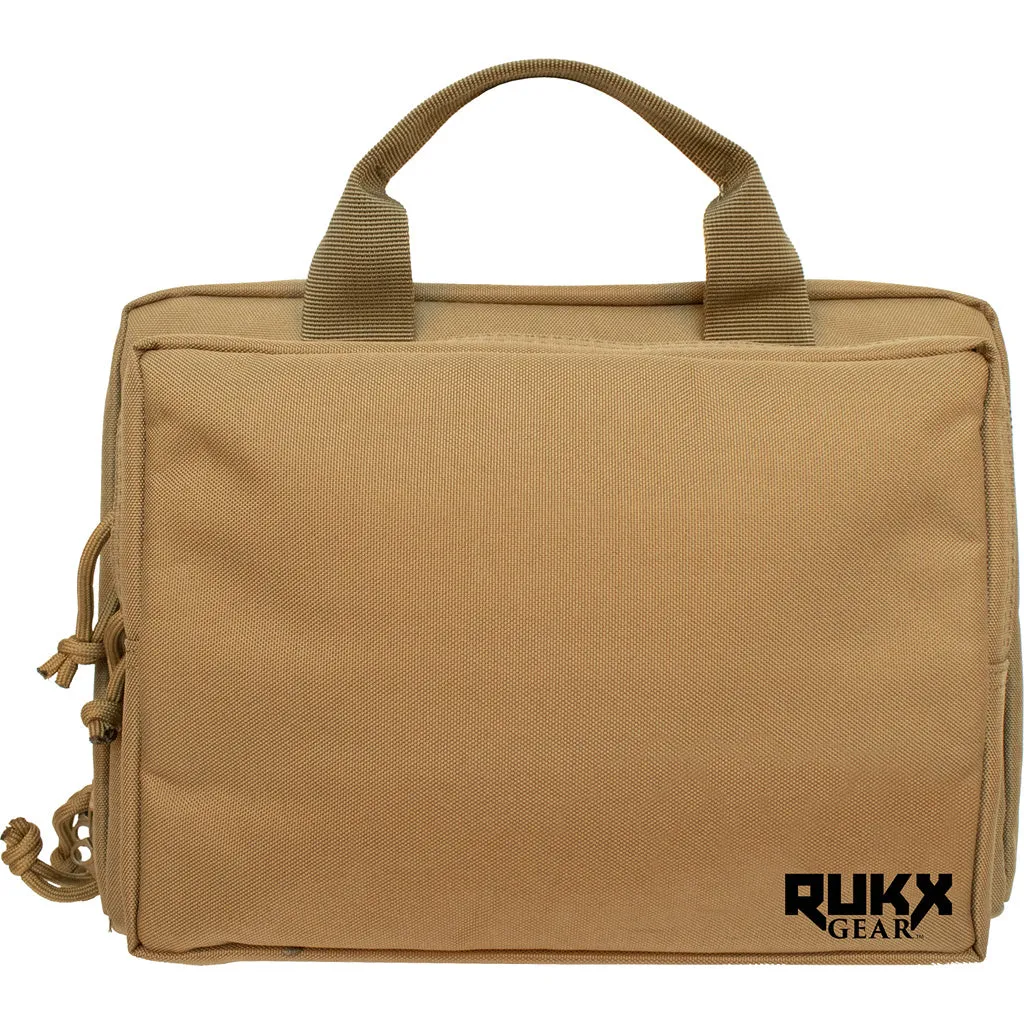 Ati Rukx Gear Double Pistol Case Tan