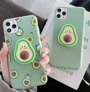 Avocado Phone Holder Custom Slim Soft Cases