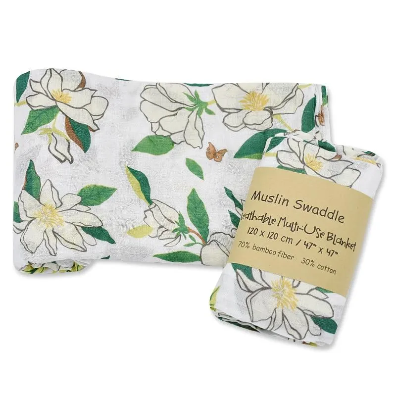 Baby Soft Gauze Breathable Bamboo Muslin Swaddle Wrap Blankets