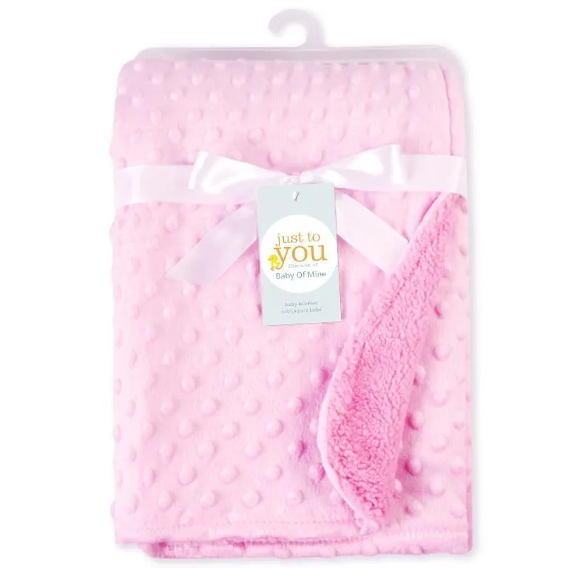 Baby Thermal Soft Cotton Fleece Swaddle Blanket