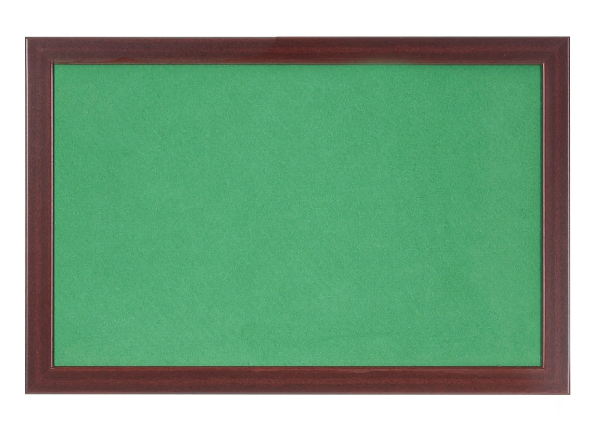 Bi-Office Earth-It Green Felt Noticeboard Cherry Wood Frame 1800x1200mm - FB8544653