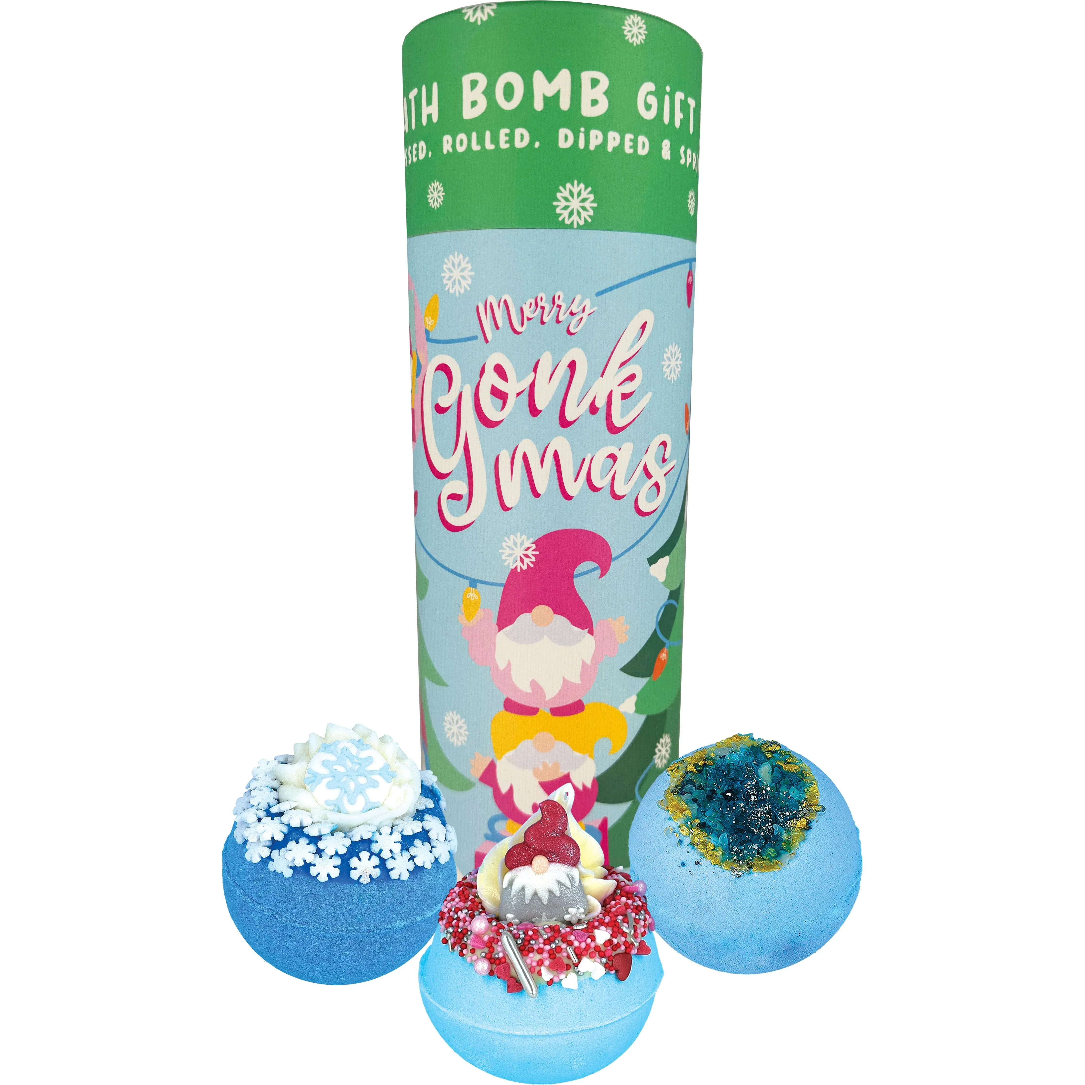 Bomb Cosmetics Merry Gonkmas Bath Blaster Tube