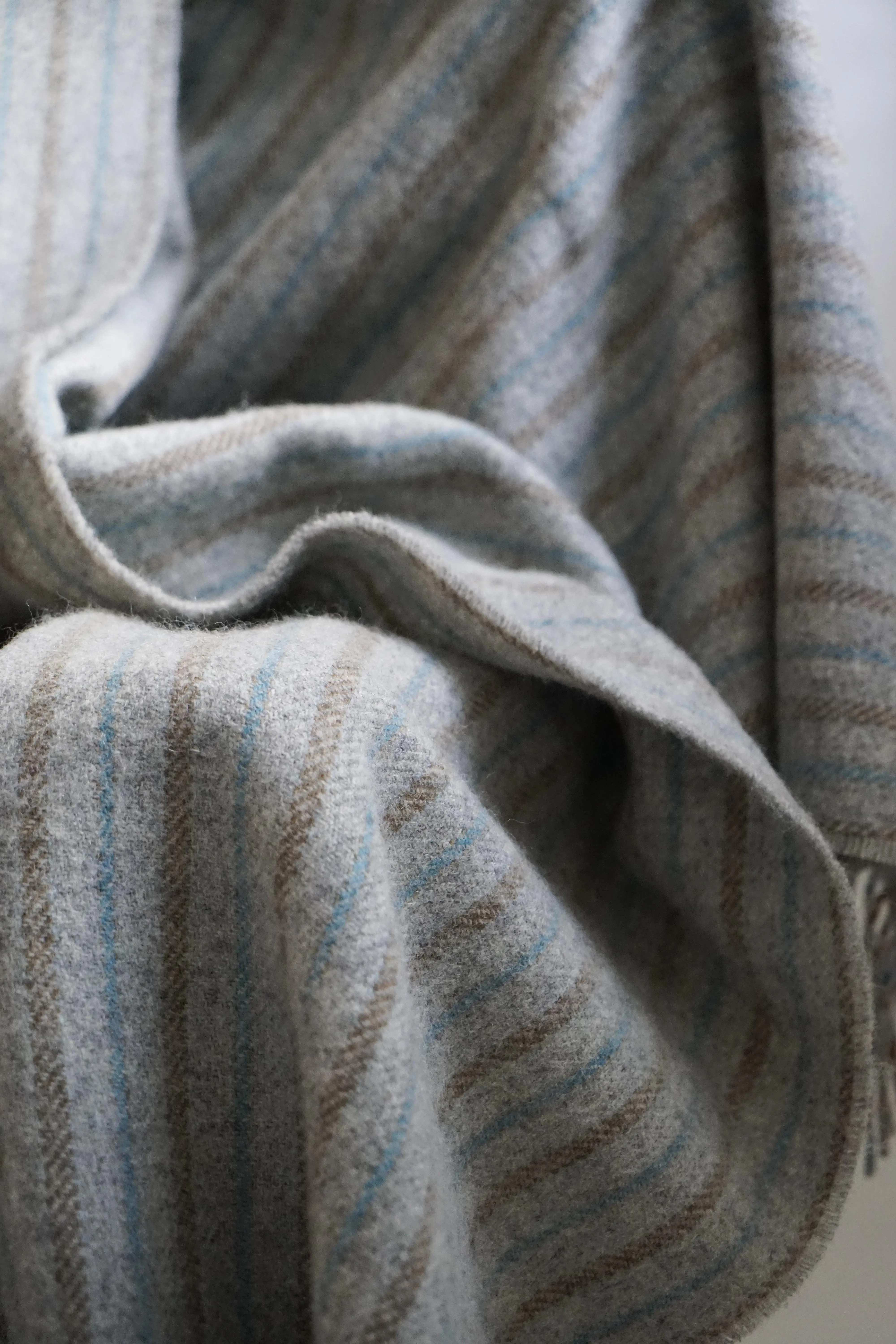 Canisp Grey Wool Blanket