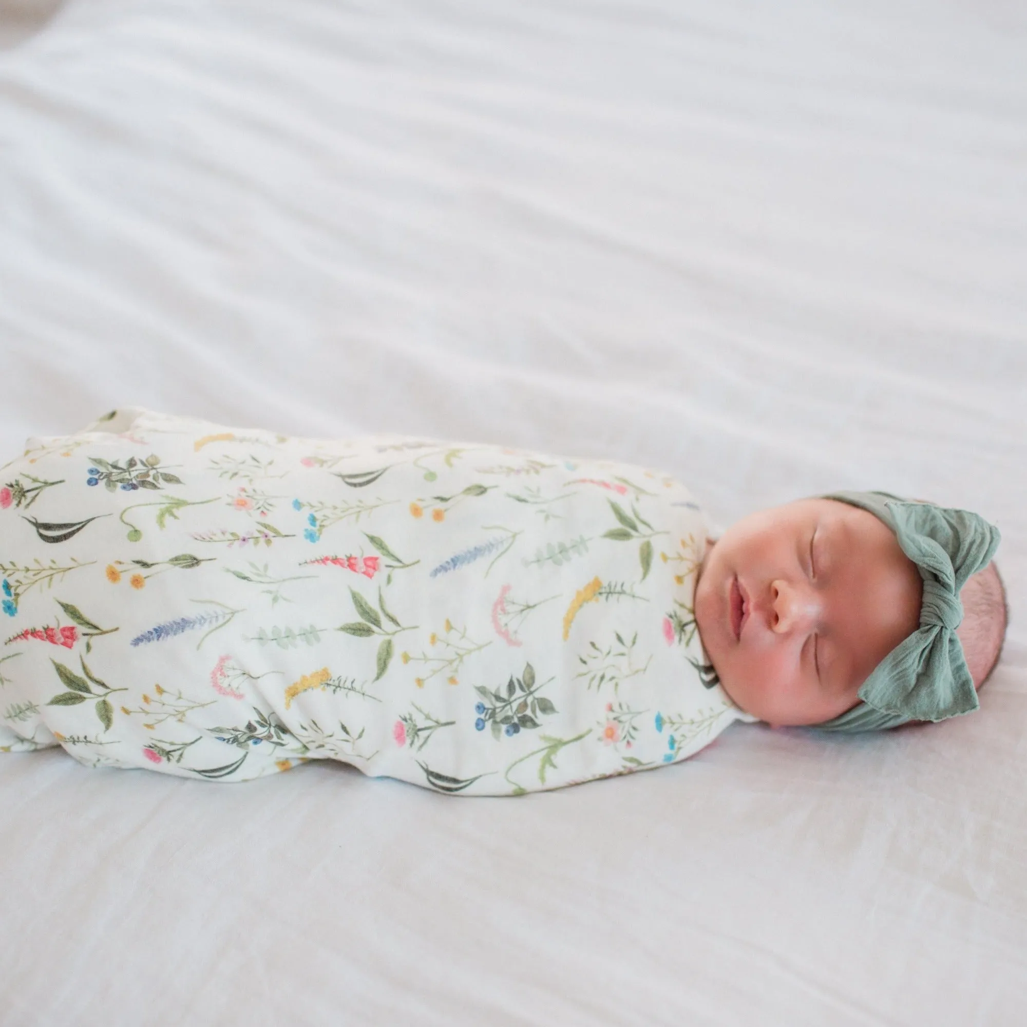 COPPER PEARL Aspen Swaddle Blanket