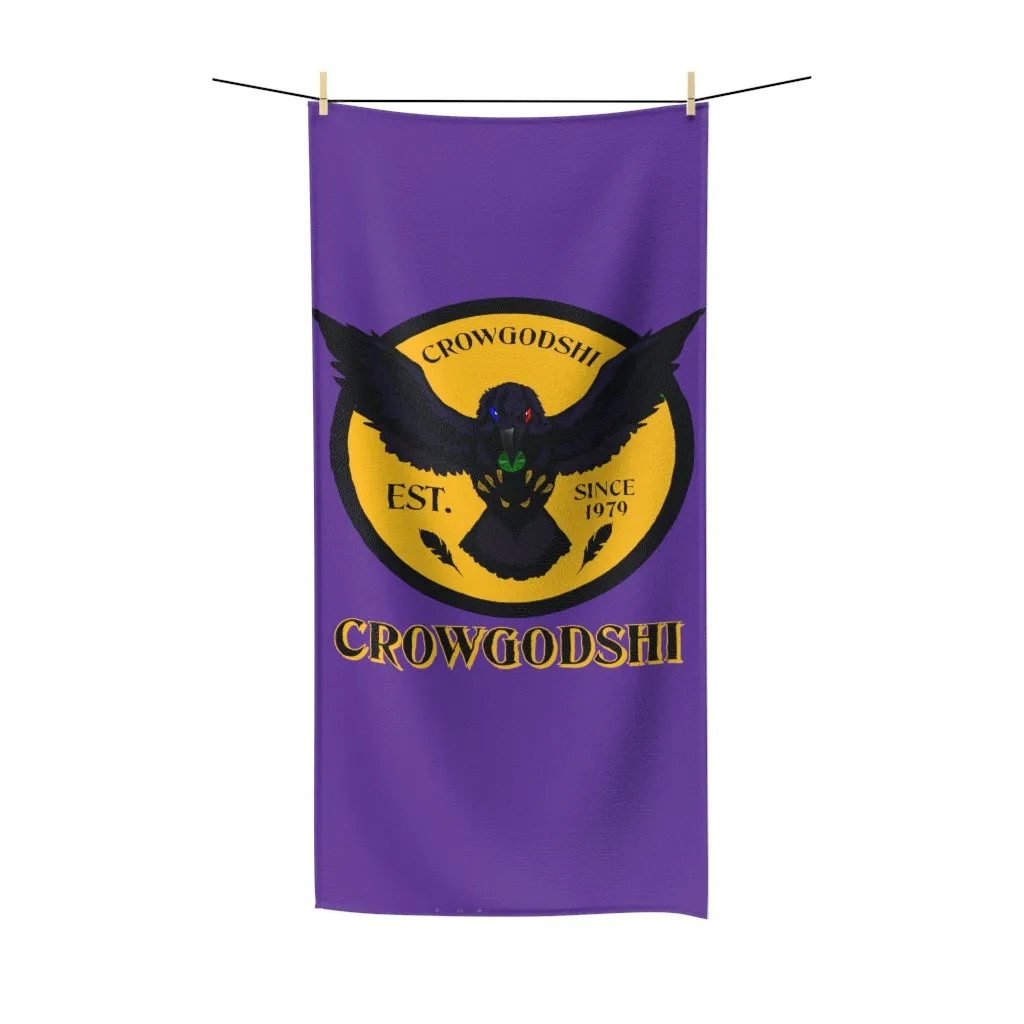 Crowgodshi Purple & Gold ECU Edition Bathroom Towel