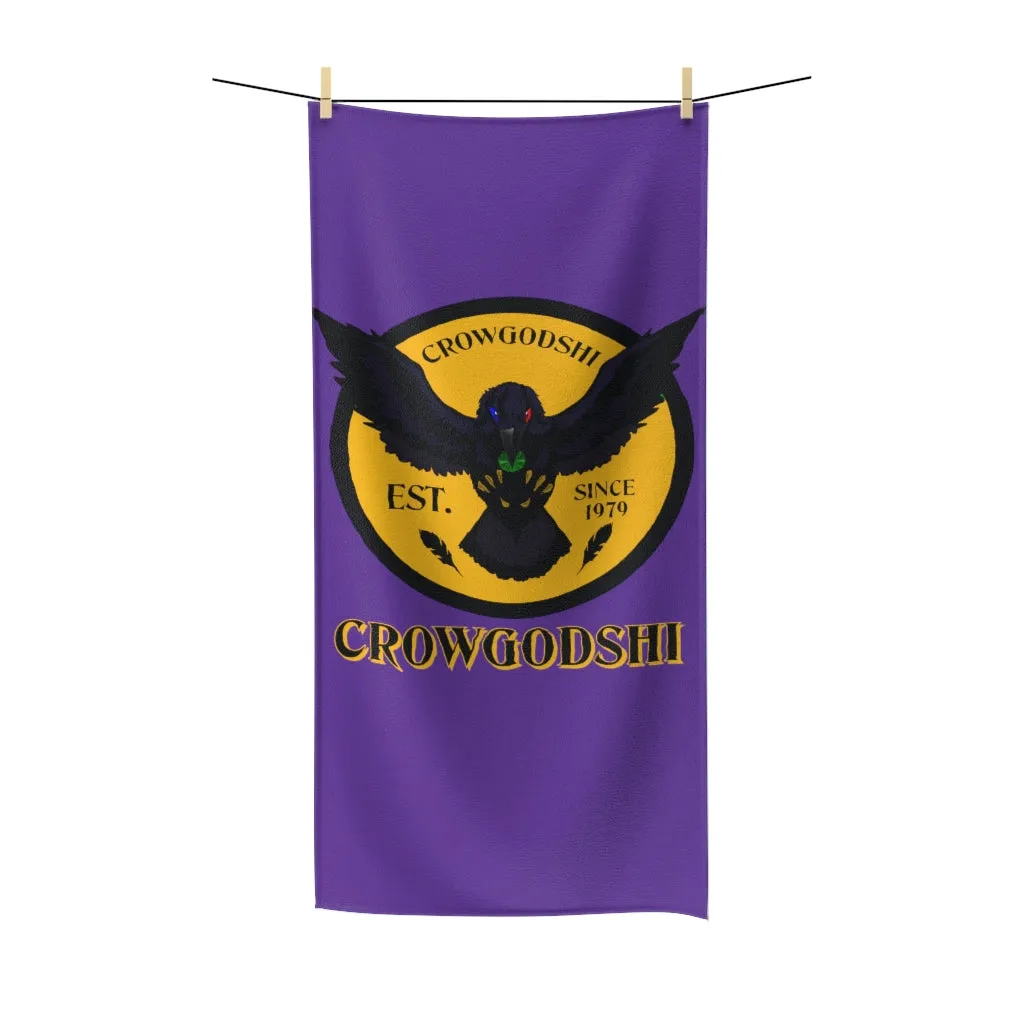 Crowgodshi Purple & Gold ECU Edition Bathroom Towel