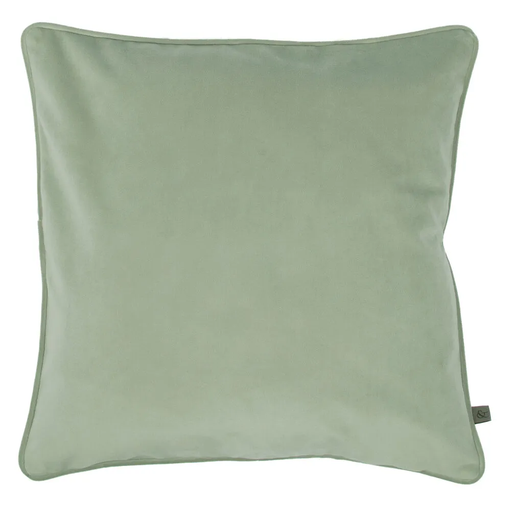 Dusky Green Opulence Cushion