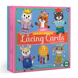 eeBoo Lacing Cards: Woodland Friends