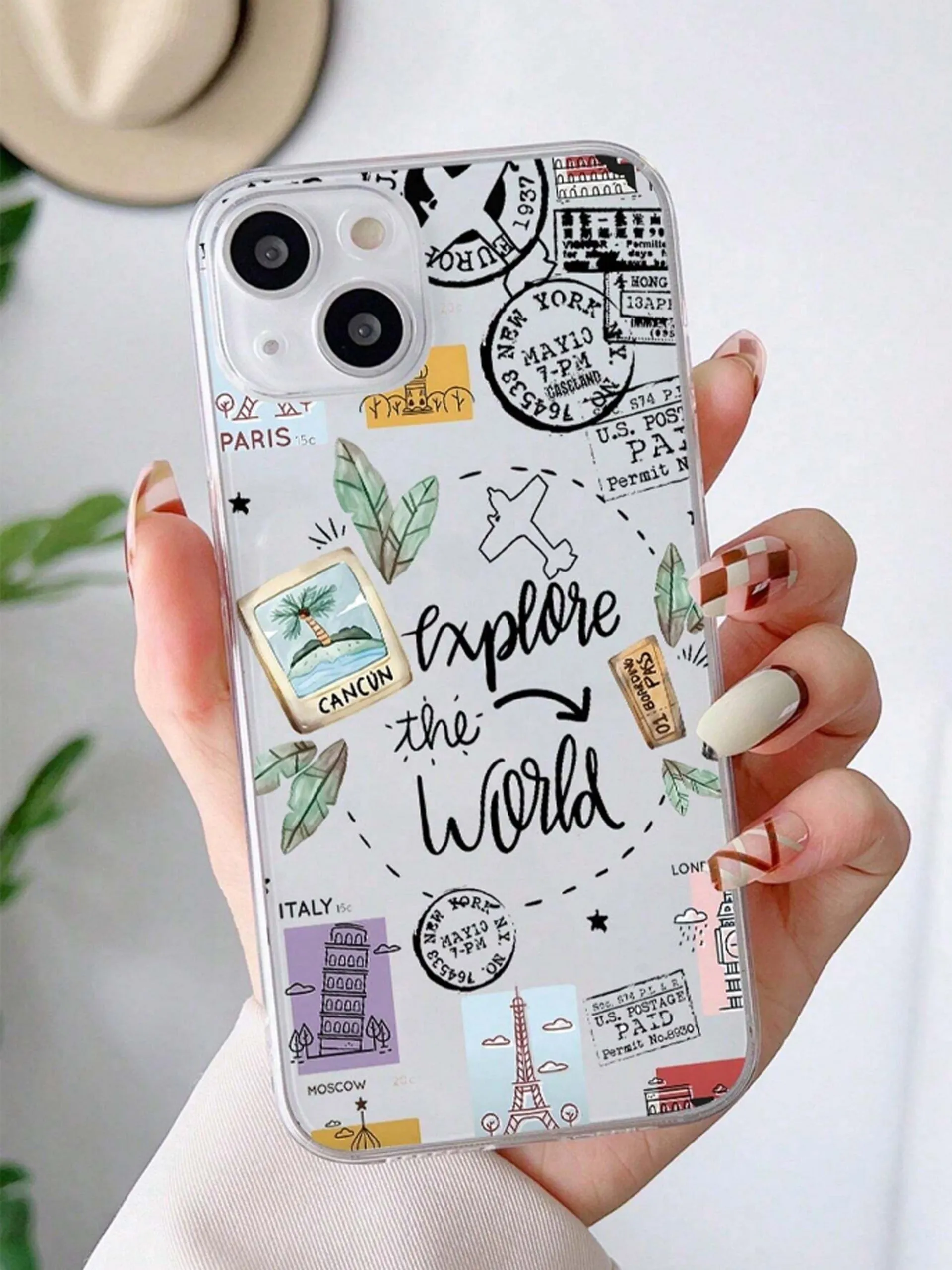 Explore The World Travel Custom Slim Soft Cases