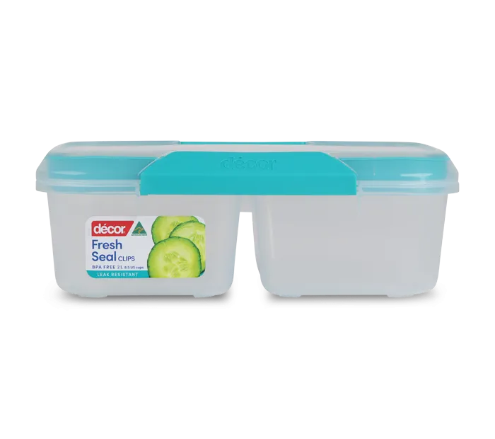 Food Containers, Split, Oblong, 2L