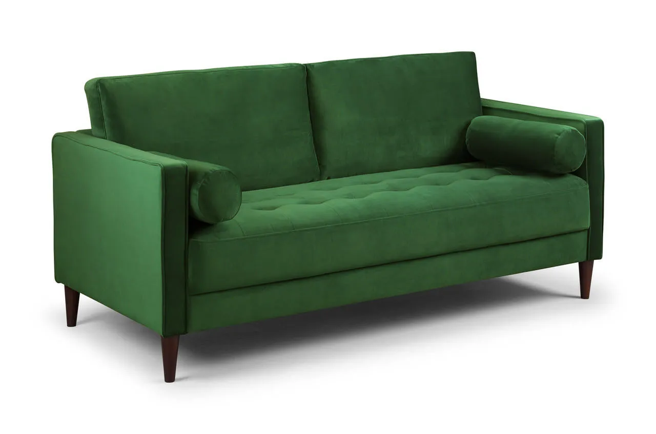 Fuji Sofa - Plush Green 3 Seater