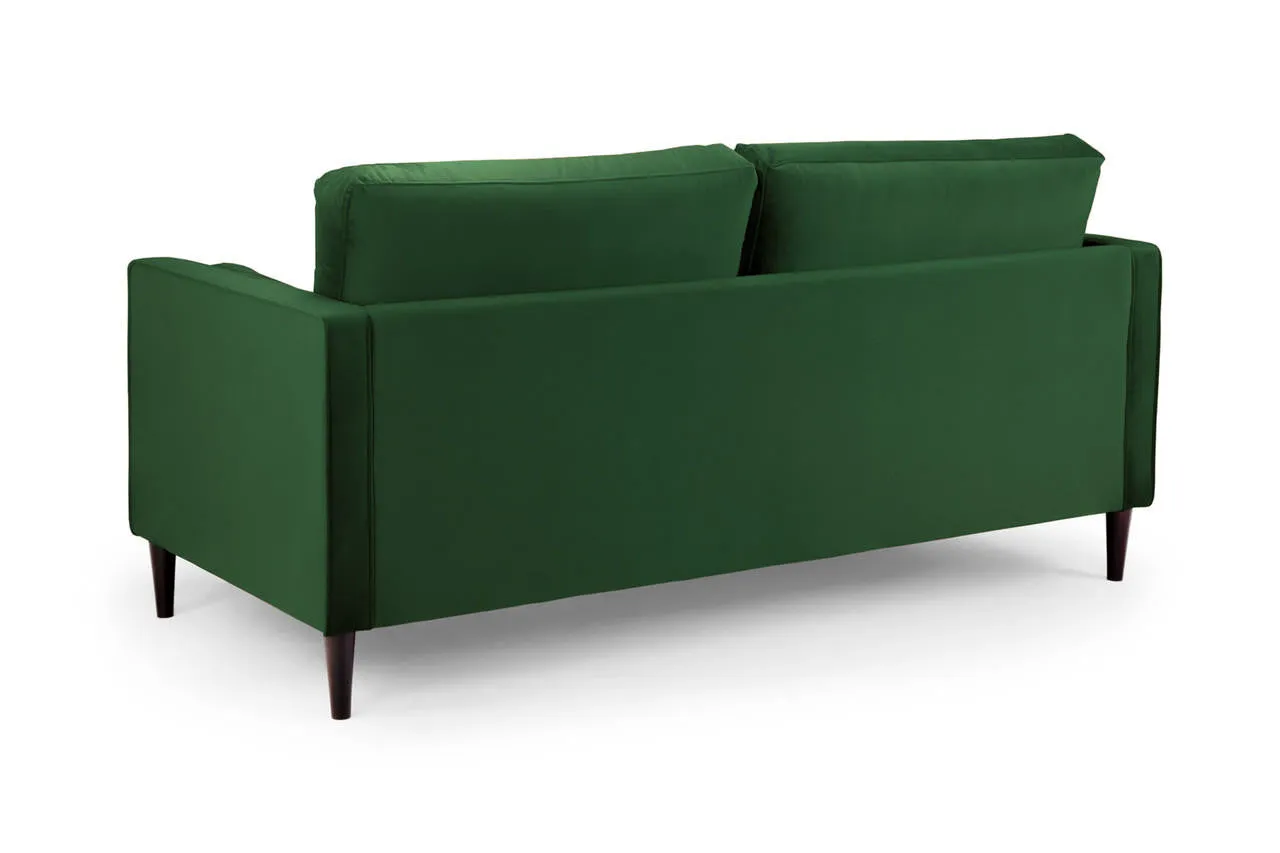 Fuji Sofa - Plush Green 3 Seater