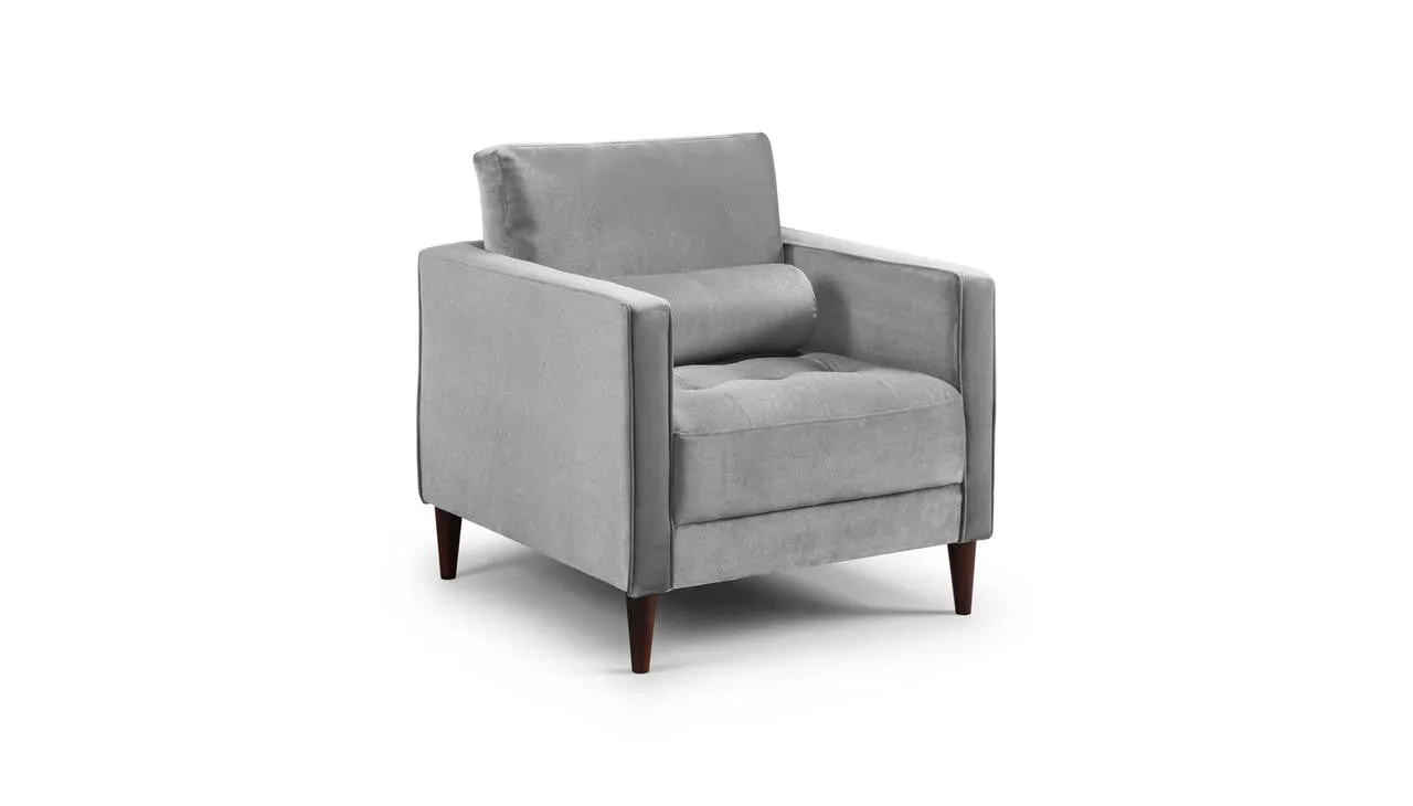 Fuji Sofa - Plush Grey Armchair