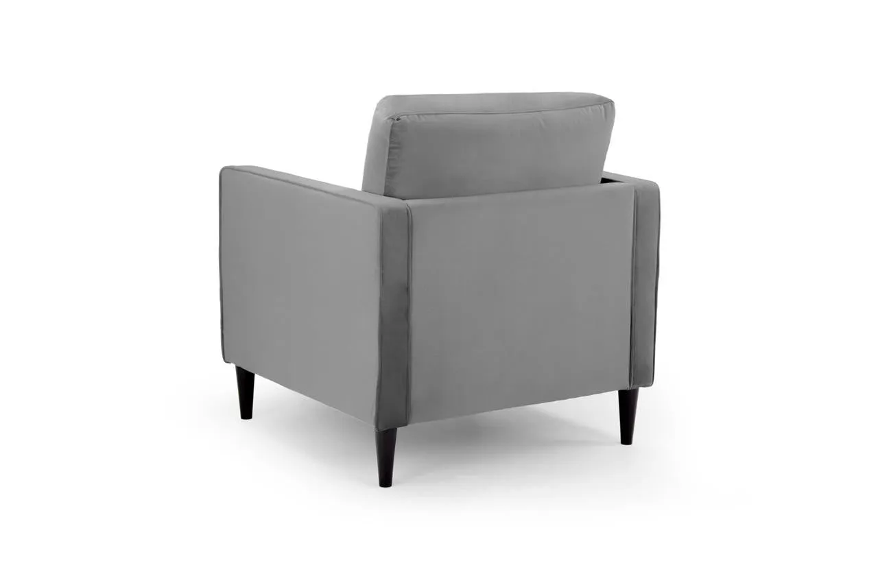 Fuji Sofa - Plush Grey Armchair