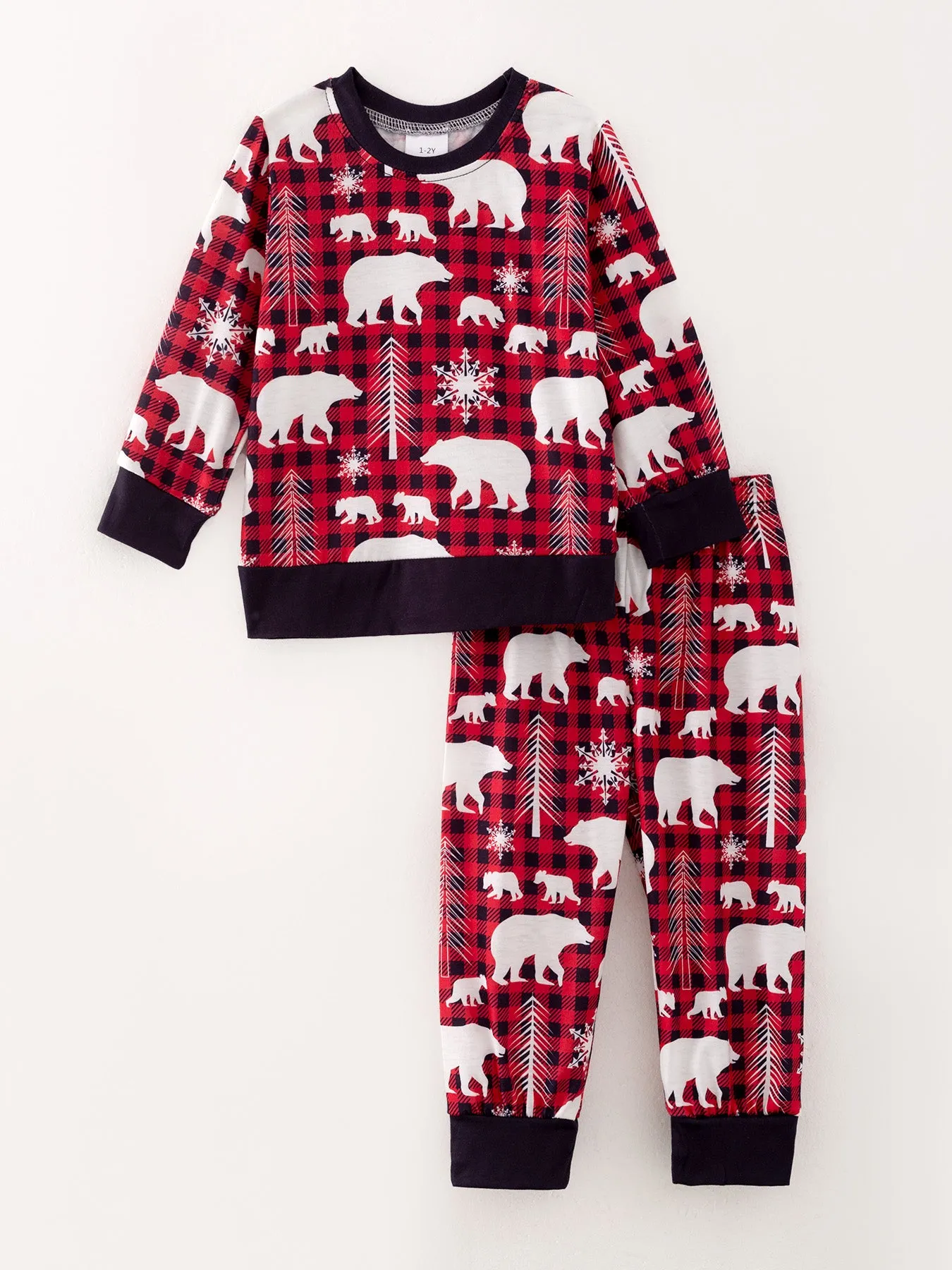 Girls Christmas Pajamas Outfits 6-piece set