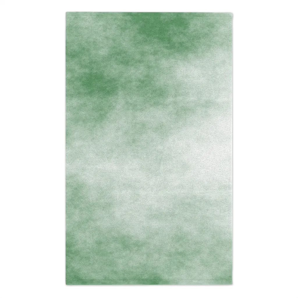 Green Clouds Rally Towel, 11x18