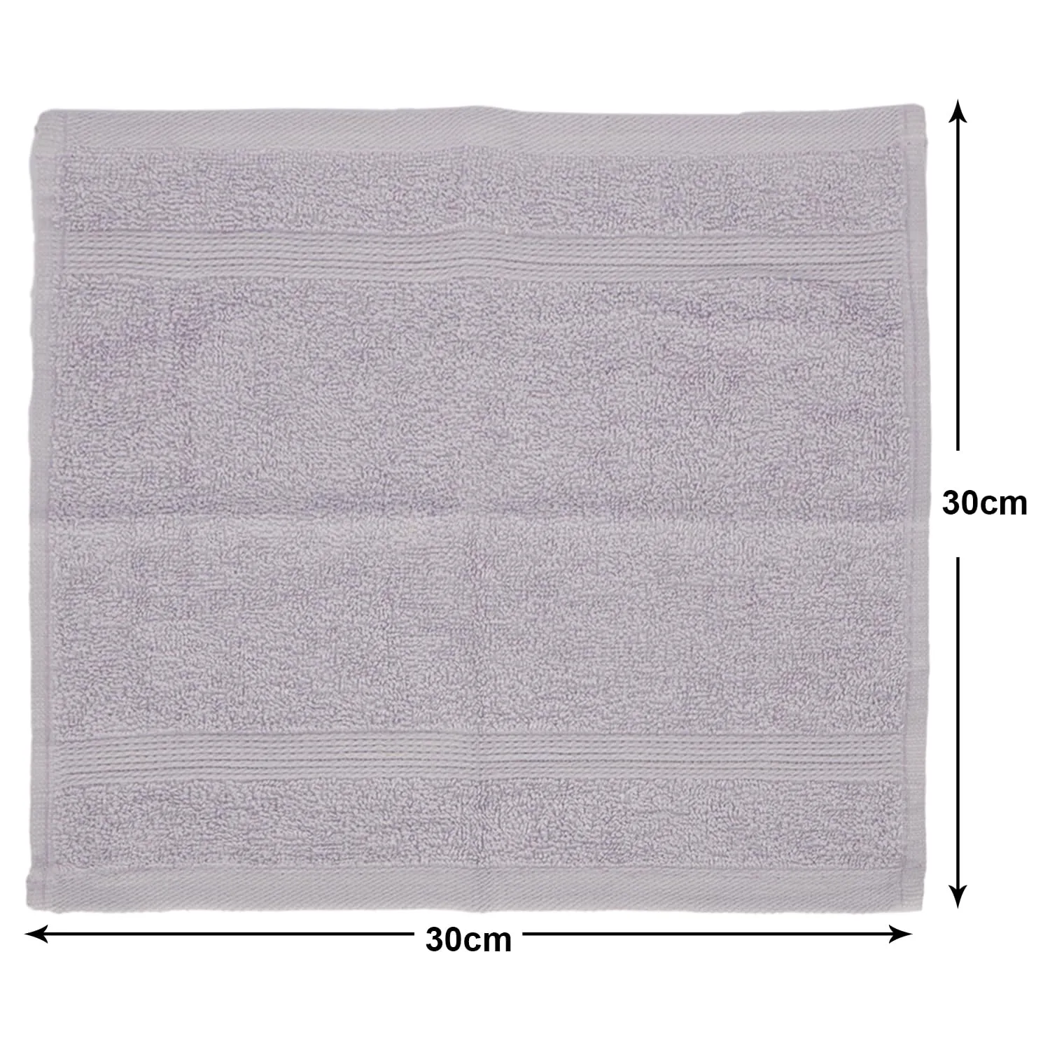 Heart Home 525 GSM Cotton Face Towels |Super Soft, Quick Absorbent & Anti-Bacterial|Gym & Workout Towels|Pack of 2 (Purple & Mauve)