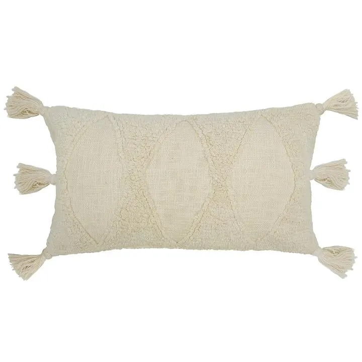 Jardee Stone Rectangle Cushion by Bambury