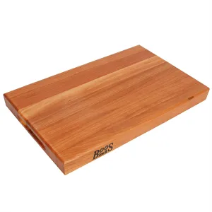 John Boos Reversible Cherry Cutting Board with Hand Grips