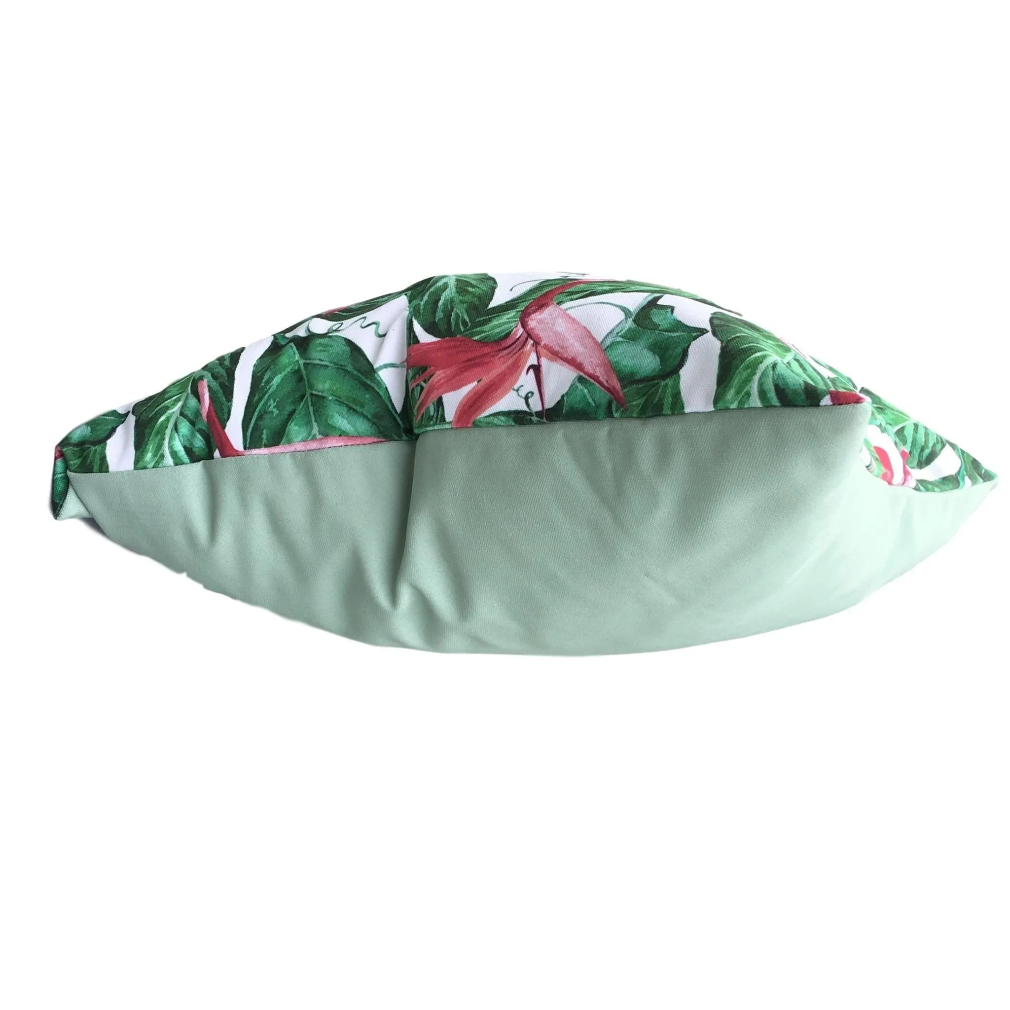 Jungle Leaf Water Resistant Garden Cushion Cover Scatter Pillow Cover Tropical Jungle Rainforest