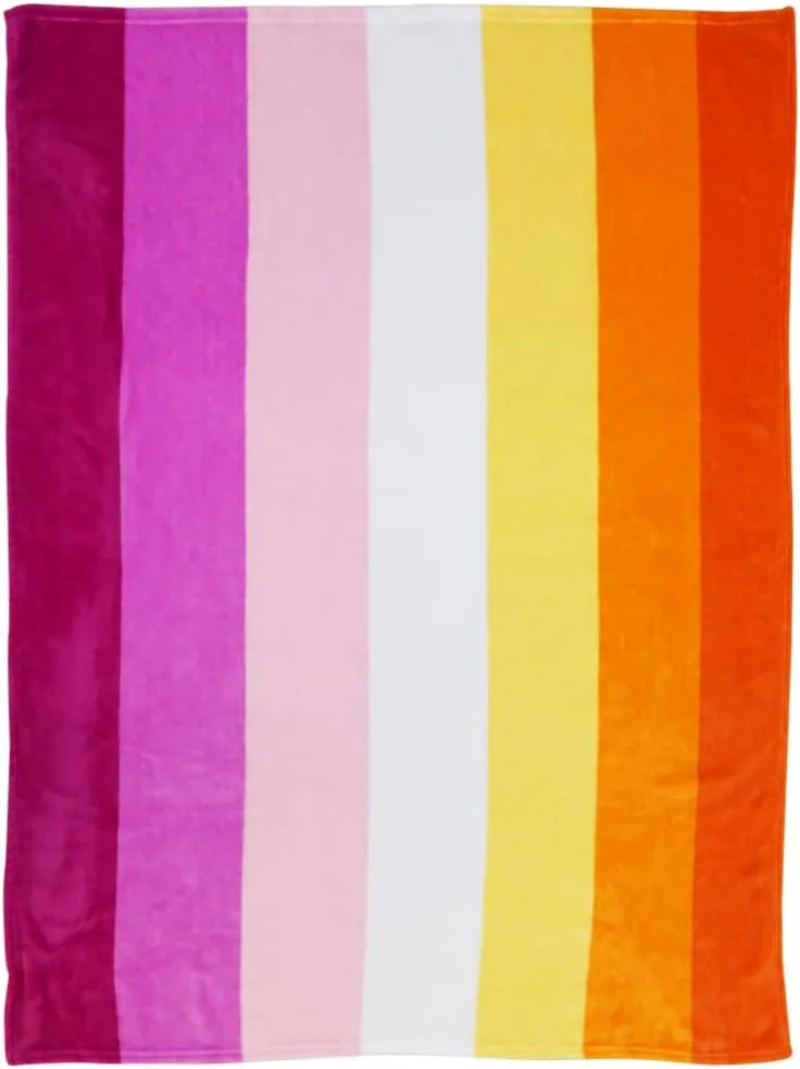 Lesbian Sunset Plush Soft Blanket