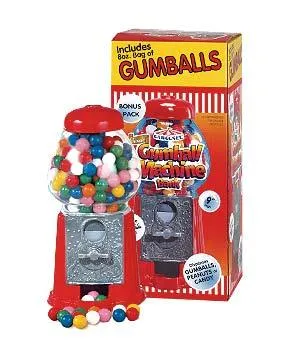 Mini Gumball Dispenser with Gum