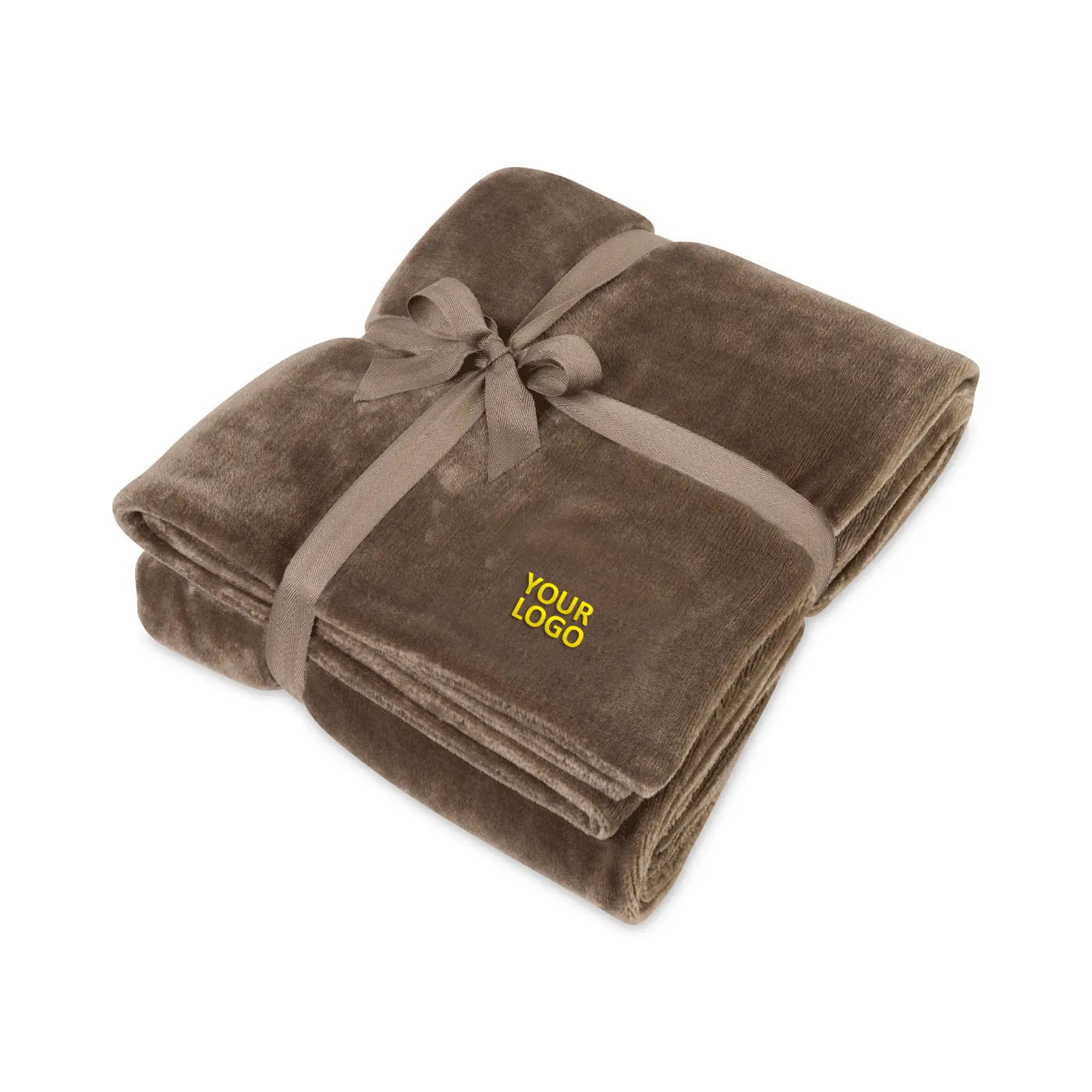 Mink Ever Soft Throw Custom Blankets, Mocha