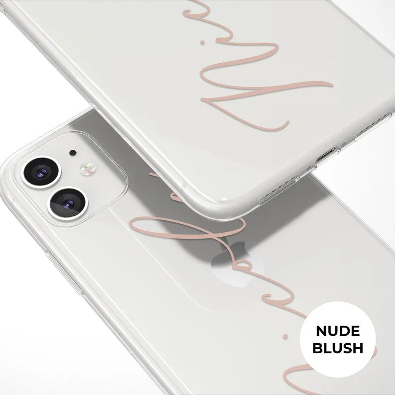 New Custom Name Transparent Custom Slim Soft Cases