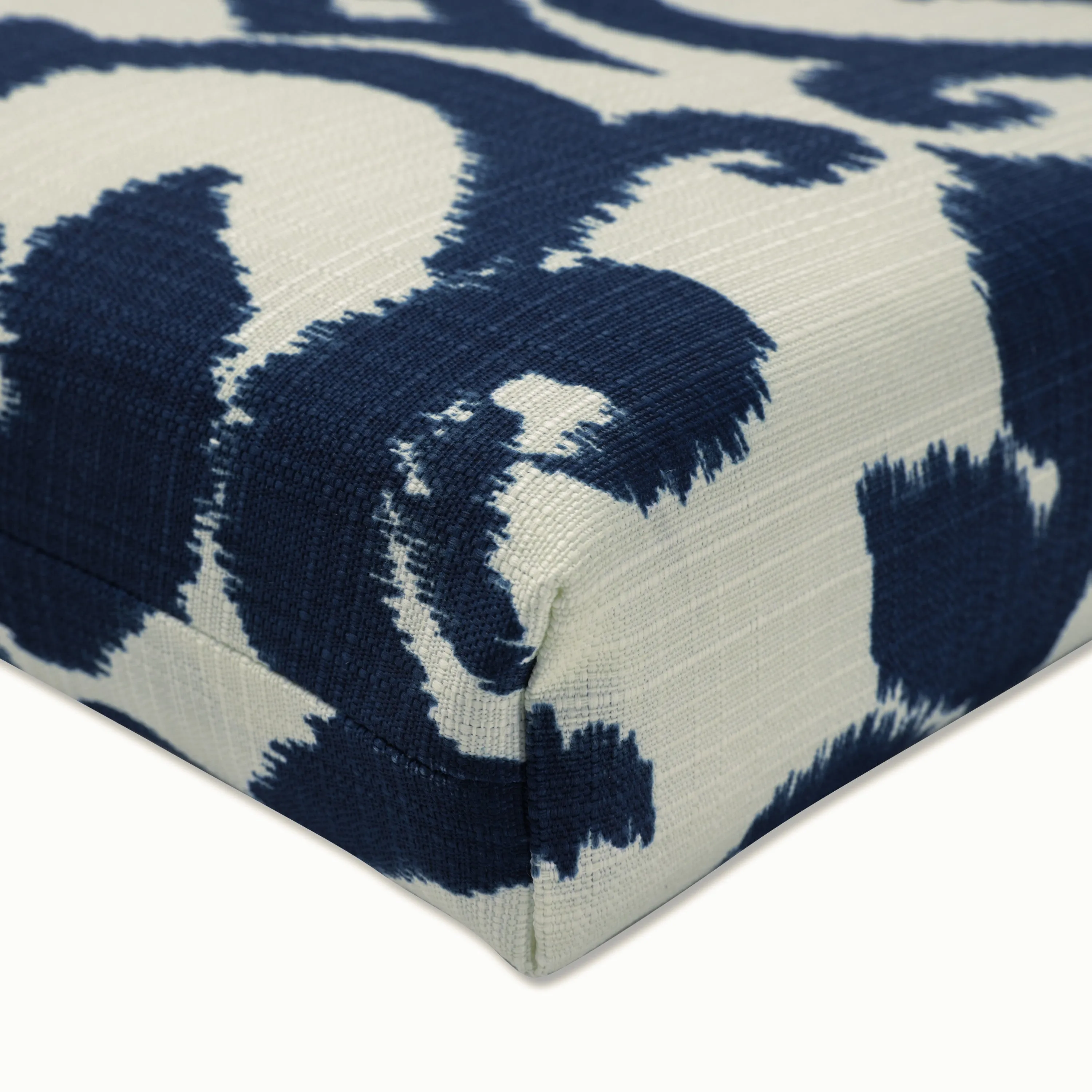 Outdoor/Indoor Basalto Navy Squared Corners Seat Cushion 20x20x3 (Set of 2)