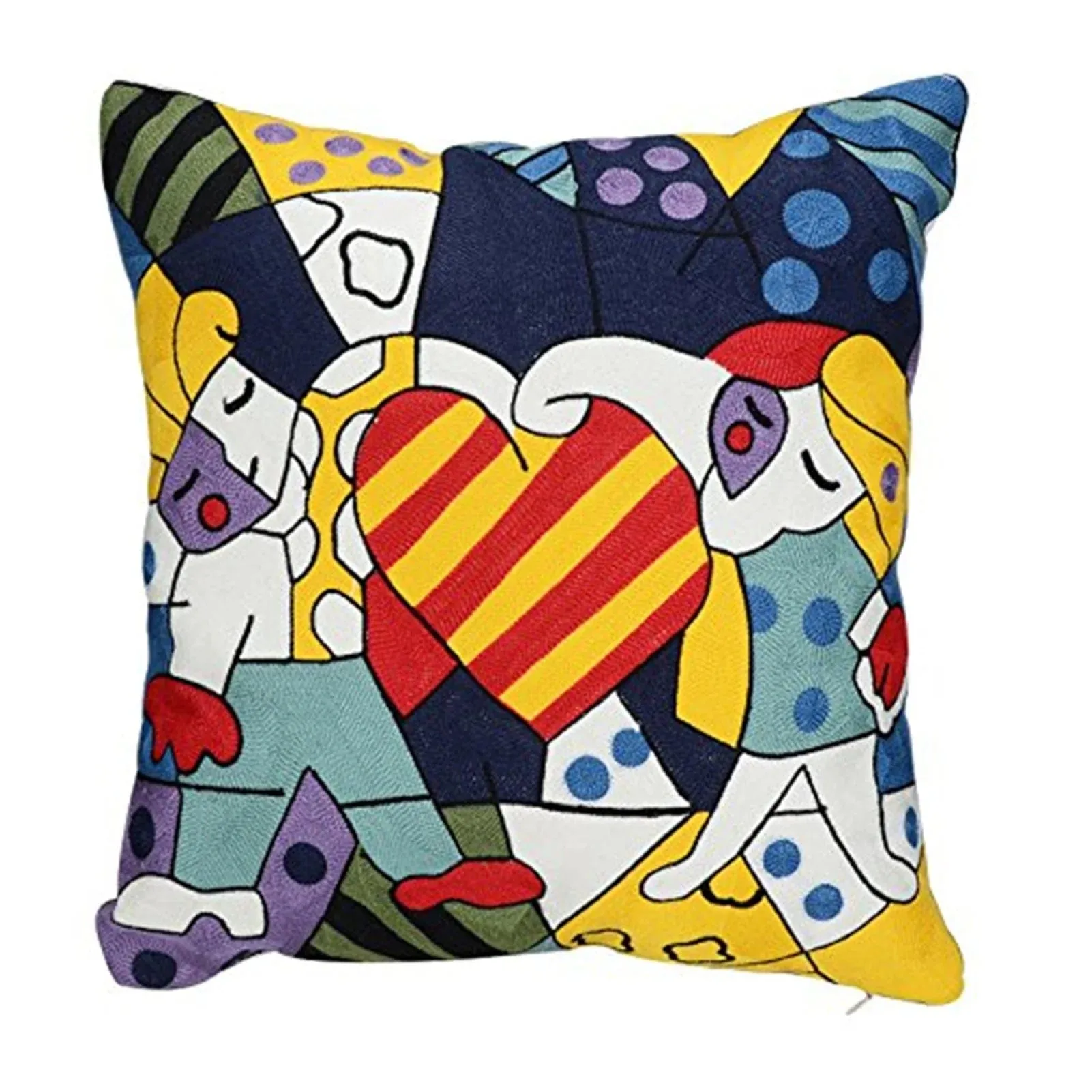 Picasso Graffiti Art Painting Cushion Cover: Printed Polyester Covers for Stylish Home Decoration, Bedding, and Sofa