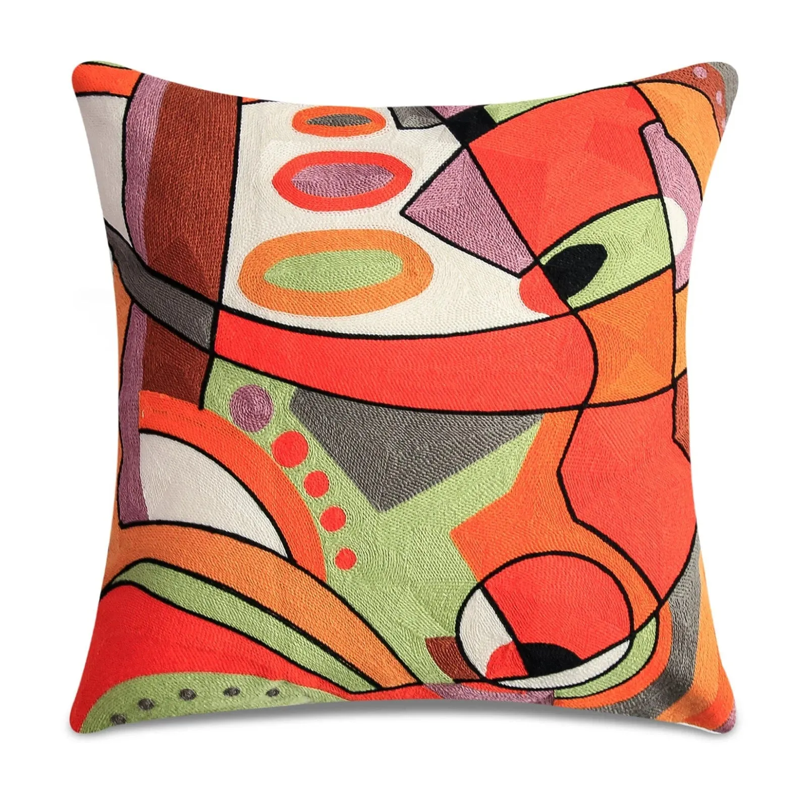 Picasso Graffiti Art Painting Cushion Cover: Printed Polyester Covers for Stylish Home Decoration, Bedding, and Sofa