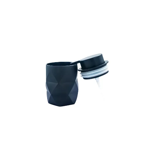 Plastic Diomond  Soap Dispenser Black For Bathroom and Kitchen Essential