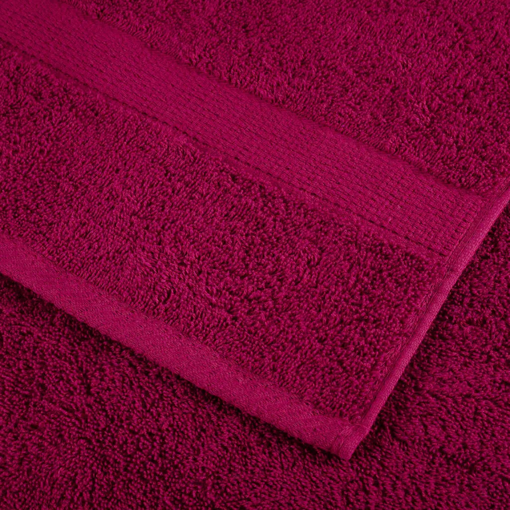 Premium Towels SOLUND 2pcs Bordeaux 100x200cm 600gsm