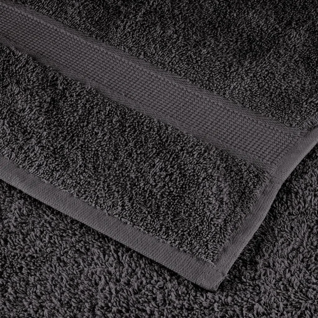 Premium Washcloths 2pcs Anthracite 30x30cm 600gsm 100% Cotton