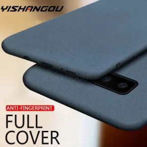 Sandstone Slim Rubber Matte Soft Case For Samsung Galaxy