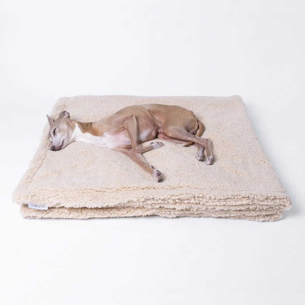 Sherpa Fleece Dog Blanket