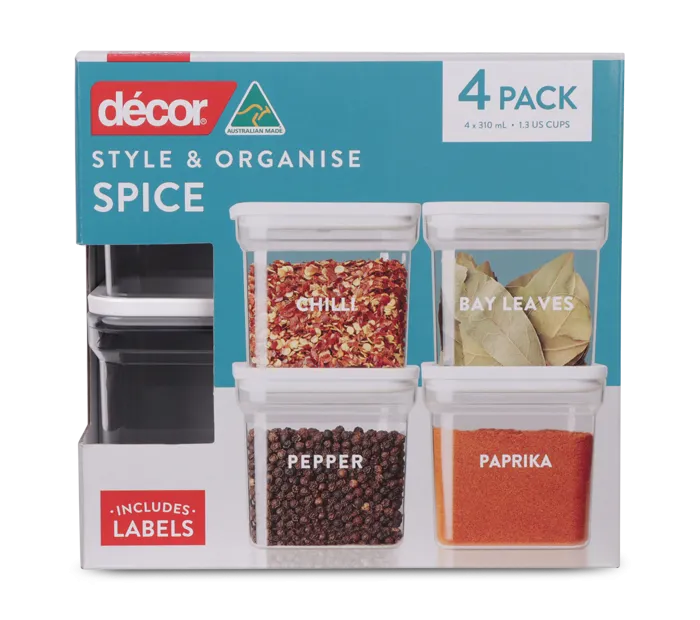 Style & Organise Spice Containers Set