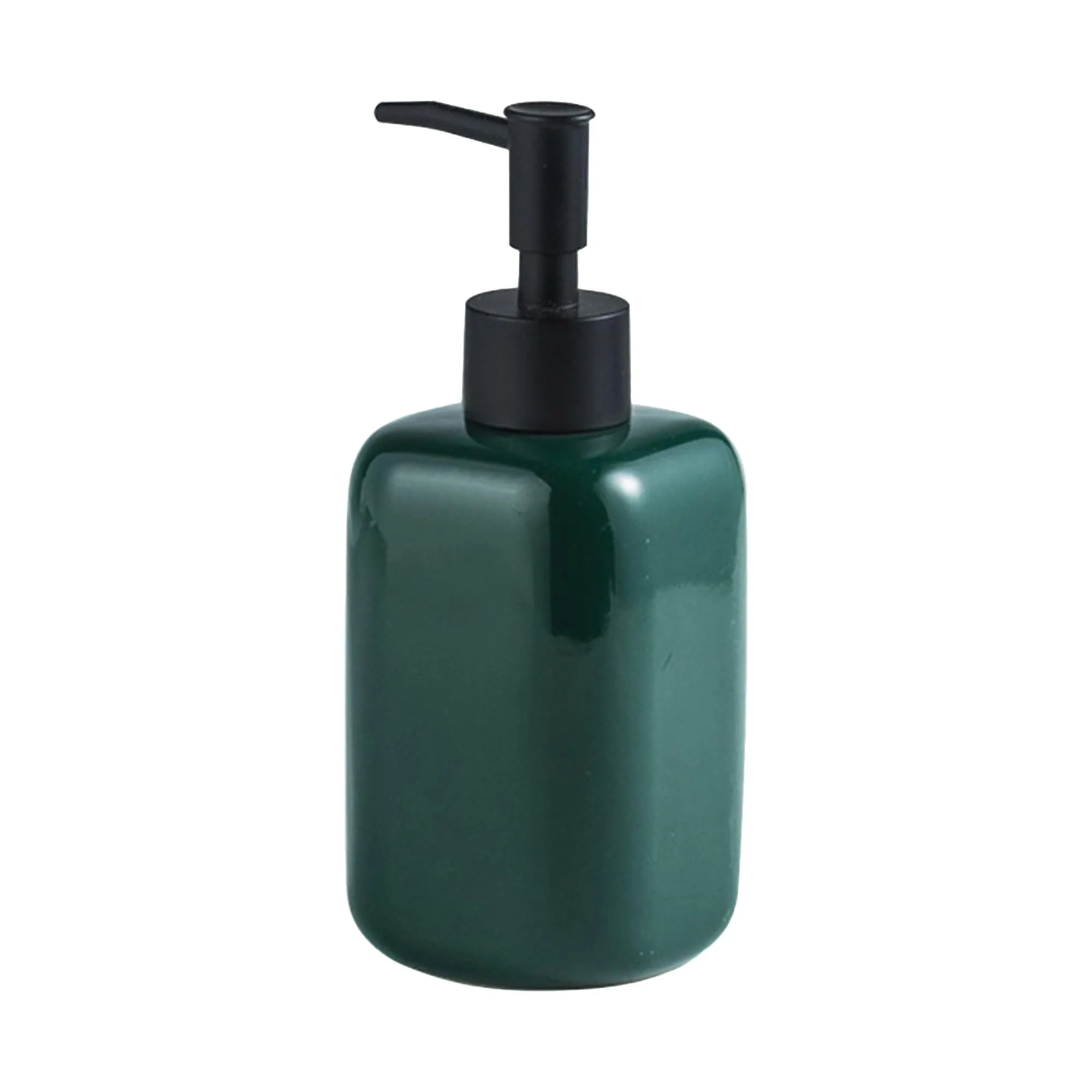 The Better Home 300ML Ceramic Soap Dispenser for Bathroom | Handwash Dispenser | Liquid Soap Dispenser for Kitchen | Bathroom Accessories | Hand Wash Dispensers Pump | Green