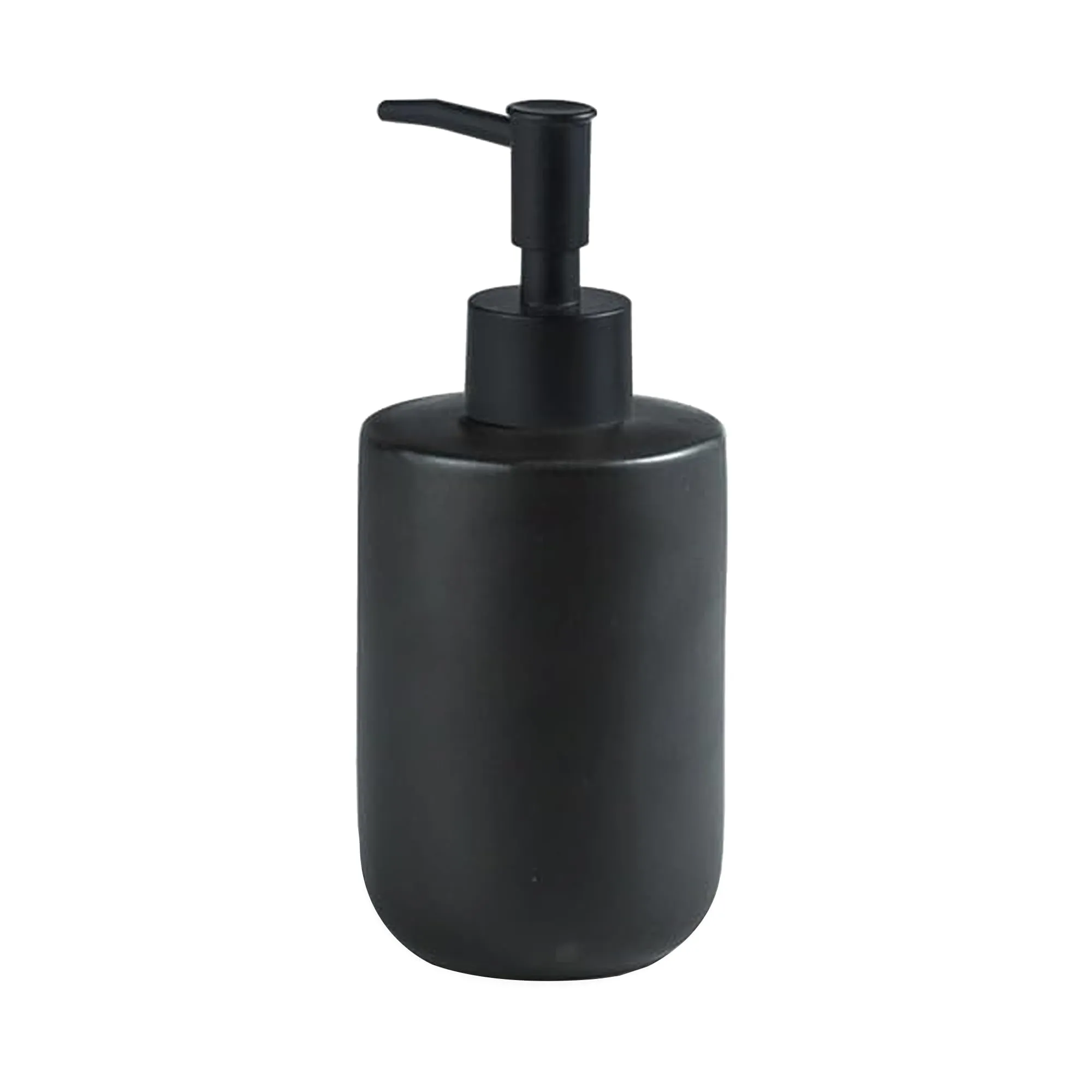 The Better Home 350ML Black Ceramic Soap Dispenser for Bathroom | Bathroom Accessories | Handwash Dispenser | Liquid Soap Dispenser for Kitchen | Handwash Bottle | Hand Wash Dispensers Pump